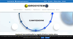 Desktop Screenshot of idrosystemparma.com